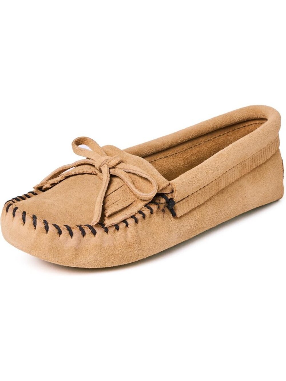 Minnetonka Women's Kilty Suede Softsole Moccasin